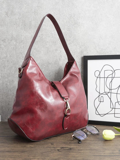 Double Handle Shoulder Bag Hobo Bag