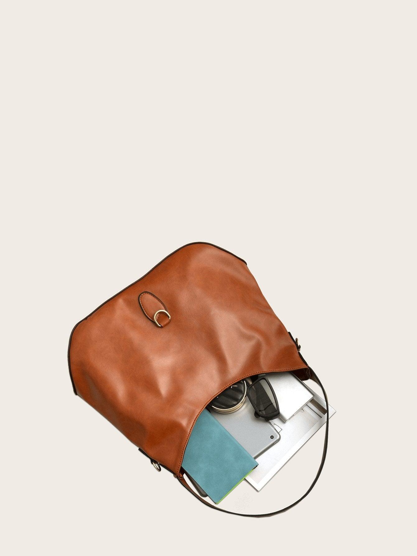 Double Handle Shoulder Bag Hobo Bag