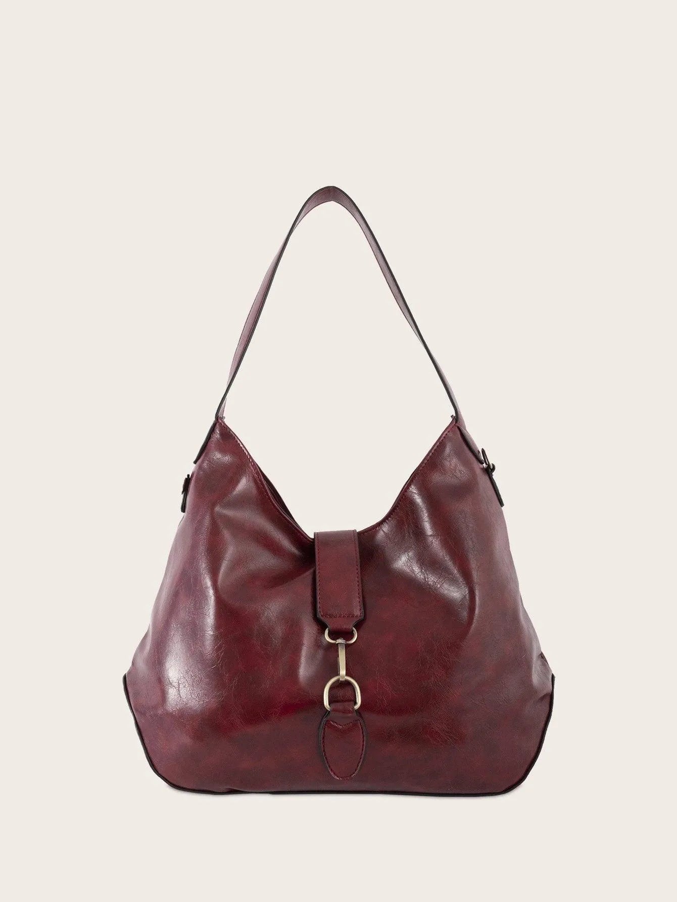 Double Handle Shoulder Bag Hobo Bag