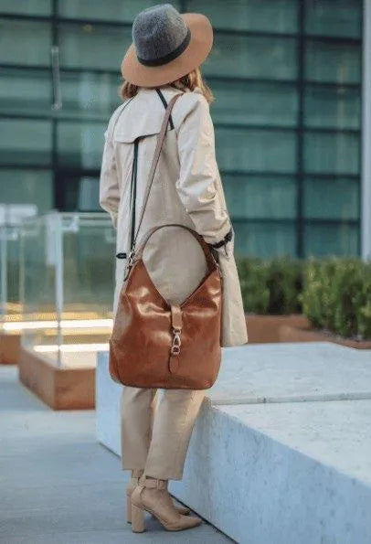 Double Handle Shoulder Bag Hobo Bag