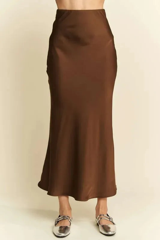 High Waist Midi Skirt - Elegant & Versatile Wardrobe Staple