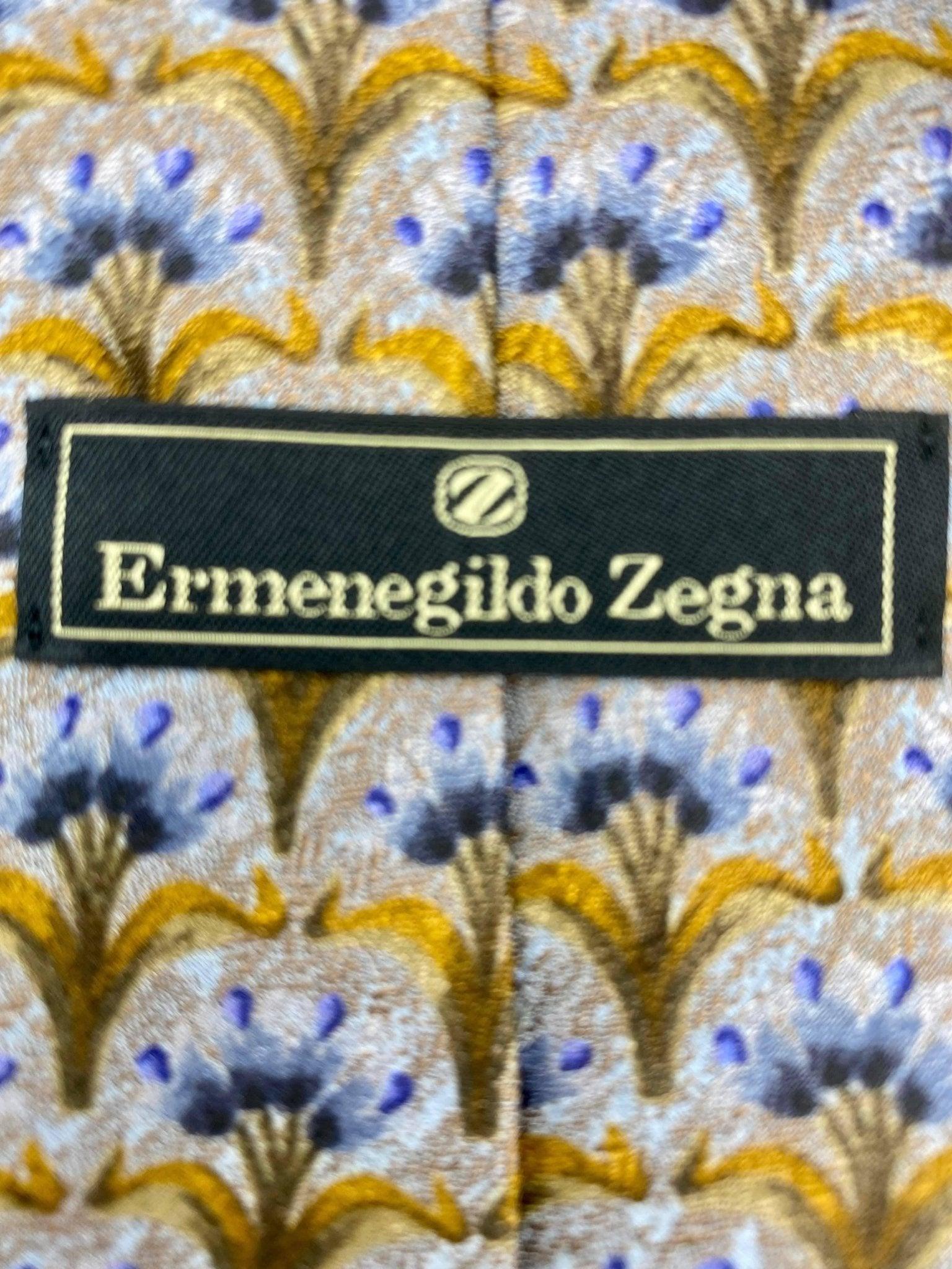 Ermenegildo Zegna Silk Tie - Vintage