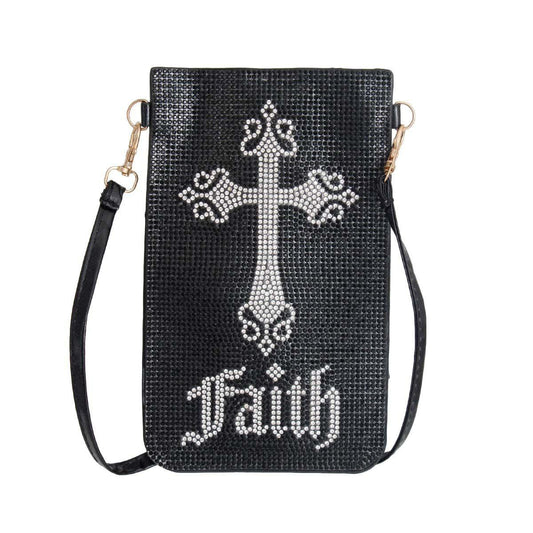 Faith Cell Phone Crossbody Bag Back