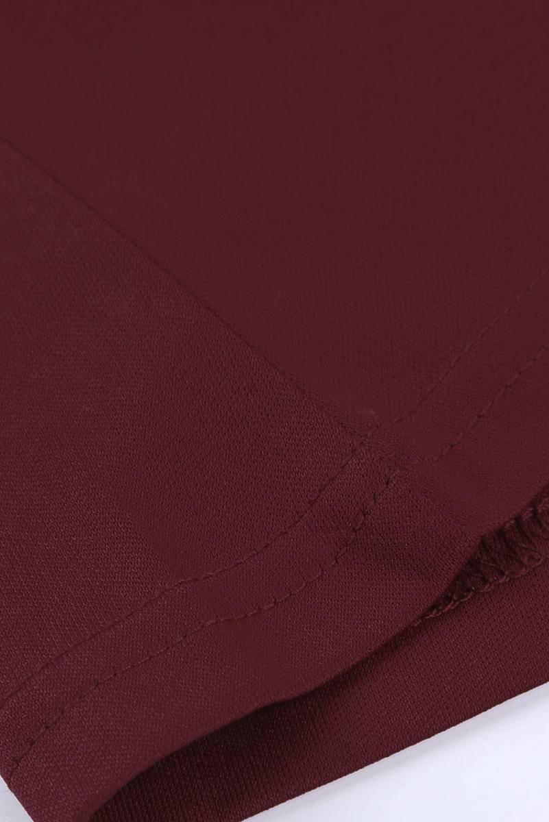 Get the perfect look with our Burgundy Empire Waist Dress