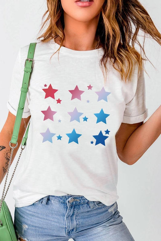 Get Your Women's Stars Graphic T Shirt - Shop Now!