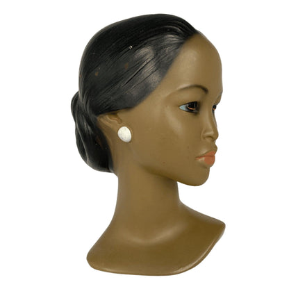 Girl Head Bust Vintage 1950s Chalkware Polynesian Female Figurine
