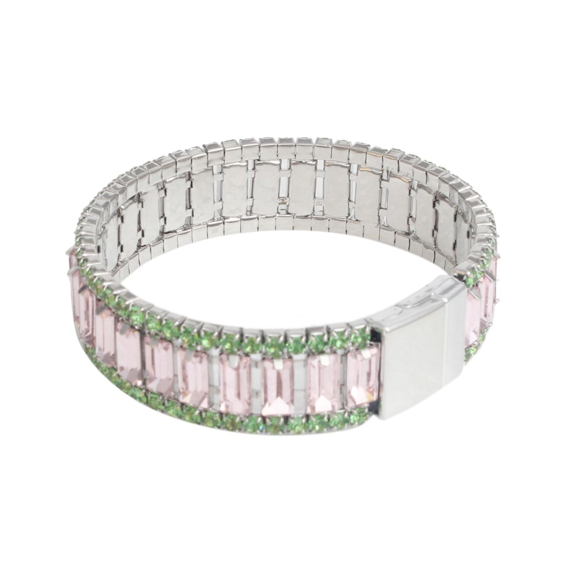 Elegant Pink Crystal Bracelet – Lightweight and Dazzling Pinktown