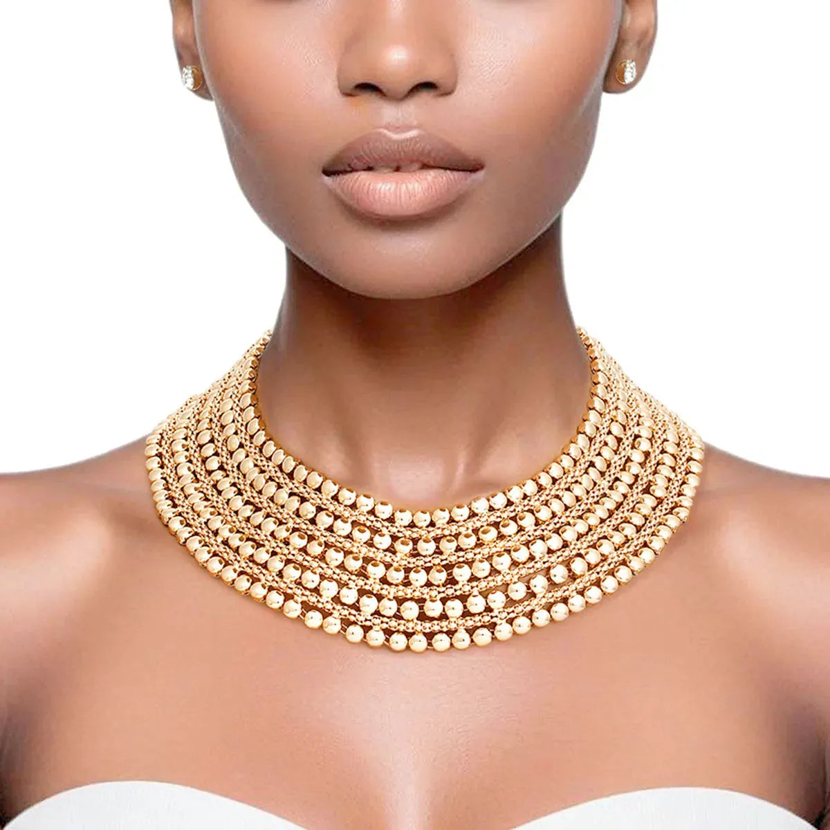 Elevate Your Style with Our Limelight Gold Choker Necklace | Fashion Jewelry