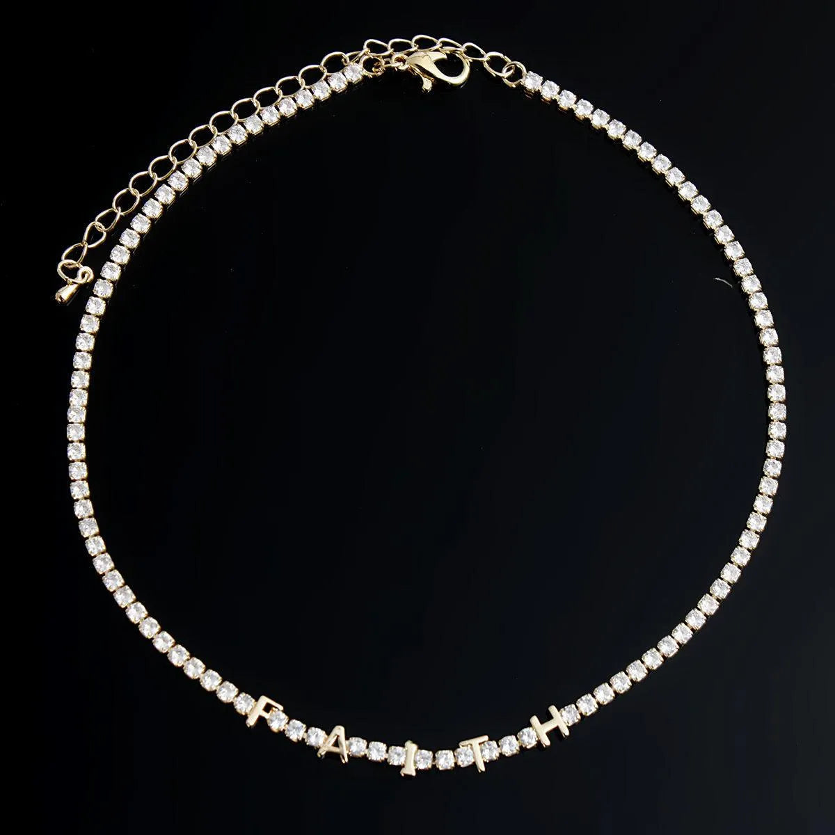 Cz tennis clearance choker necklace