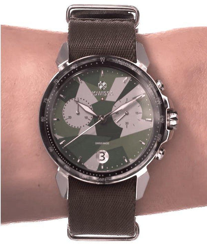 LeWy 15 Swiss Men's Watch Steel Green J7.130.L