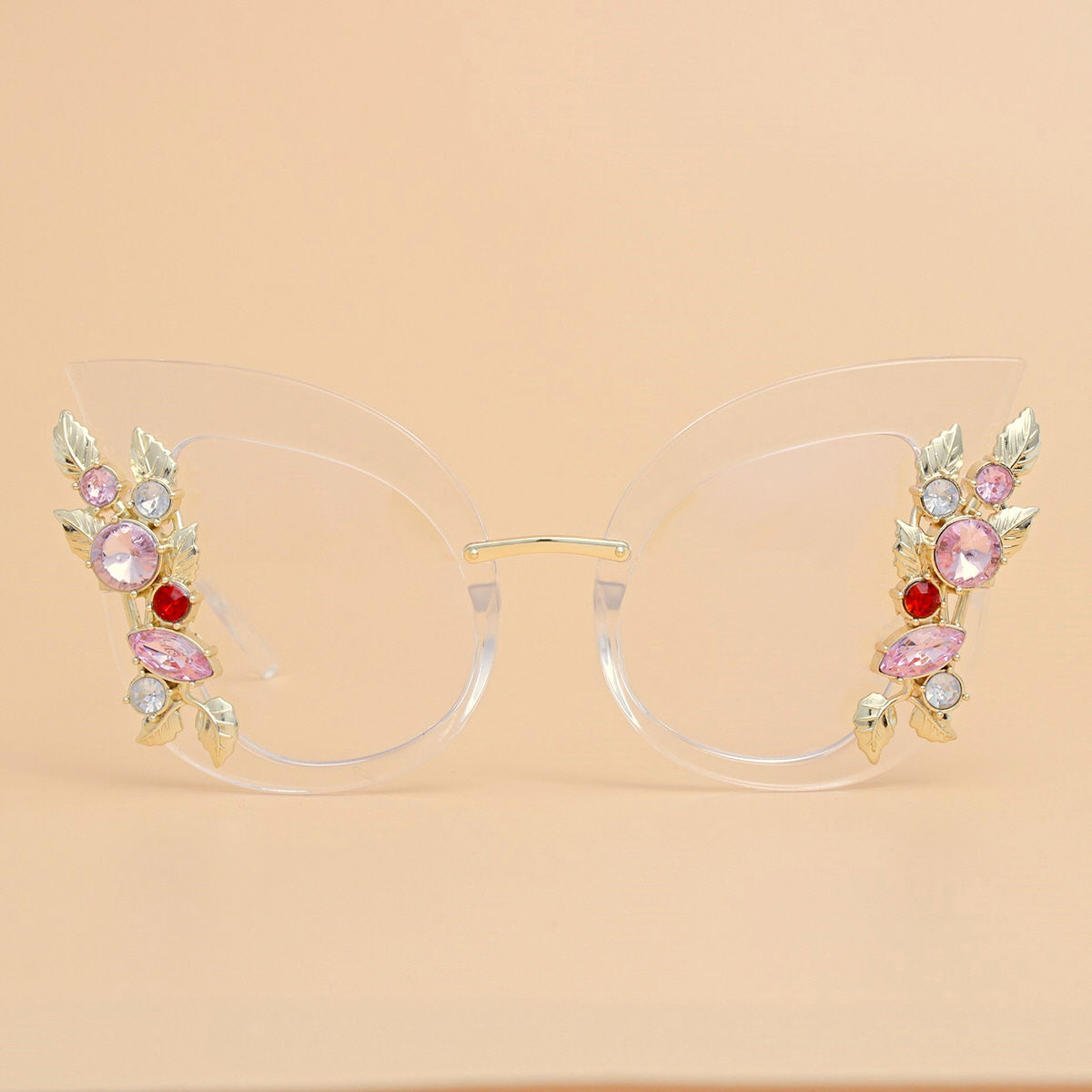 Retro Style Cat Eye Clear Sunglasses – Glam Detailing Pinktown