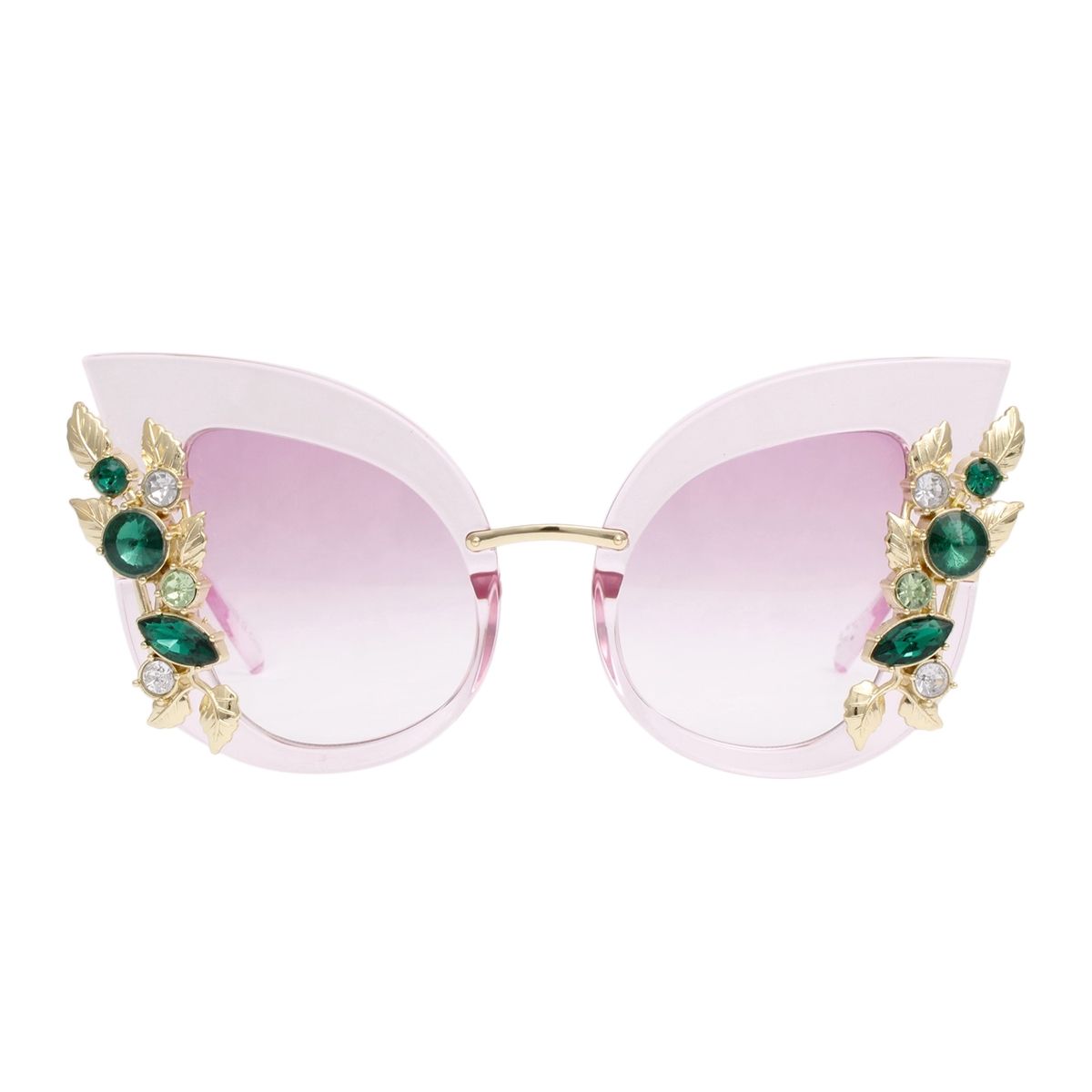 Retro Style Cat Eye Purple Sunglasses – Glam Detailing Pinktown