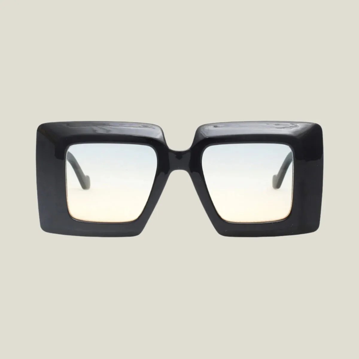 Turn Heads Glamorous Black Square Sunglasses for Women