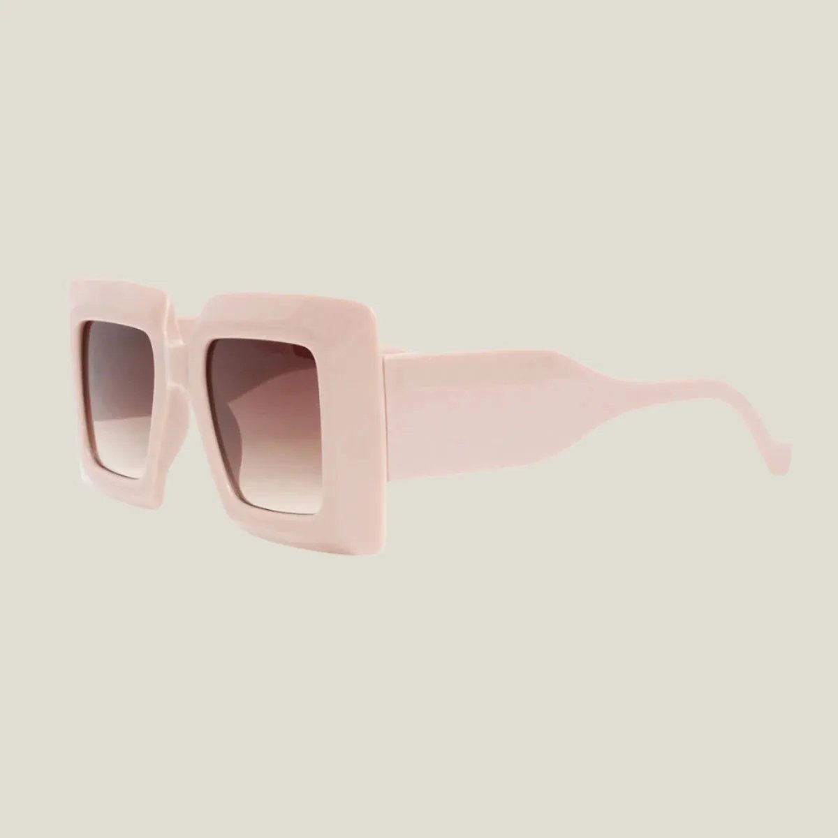 Turn Heads Glamorous Square Pink Sunglasses for Women