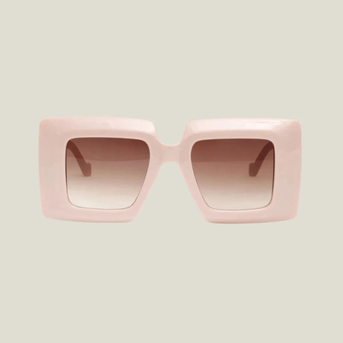 Turn Heads Glamorous Square Pink Sunglasses for Women