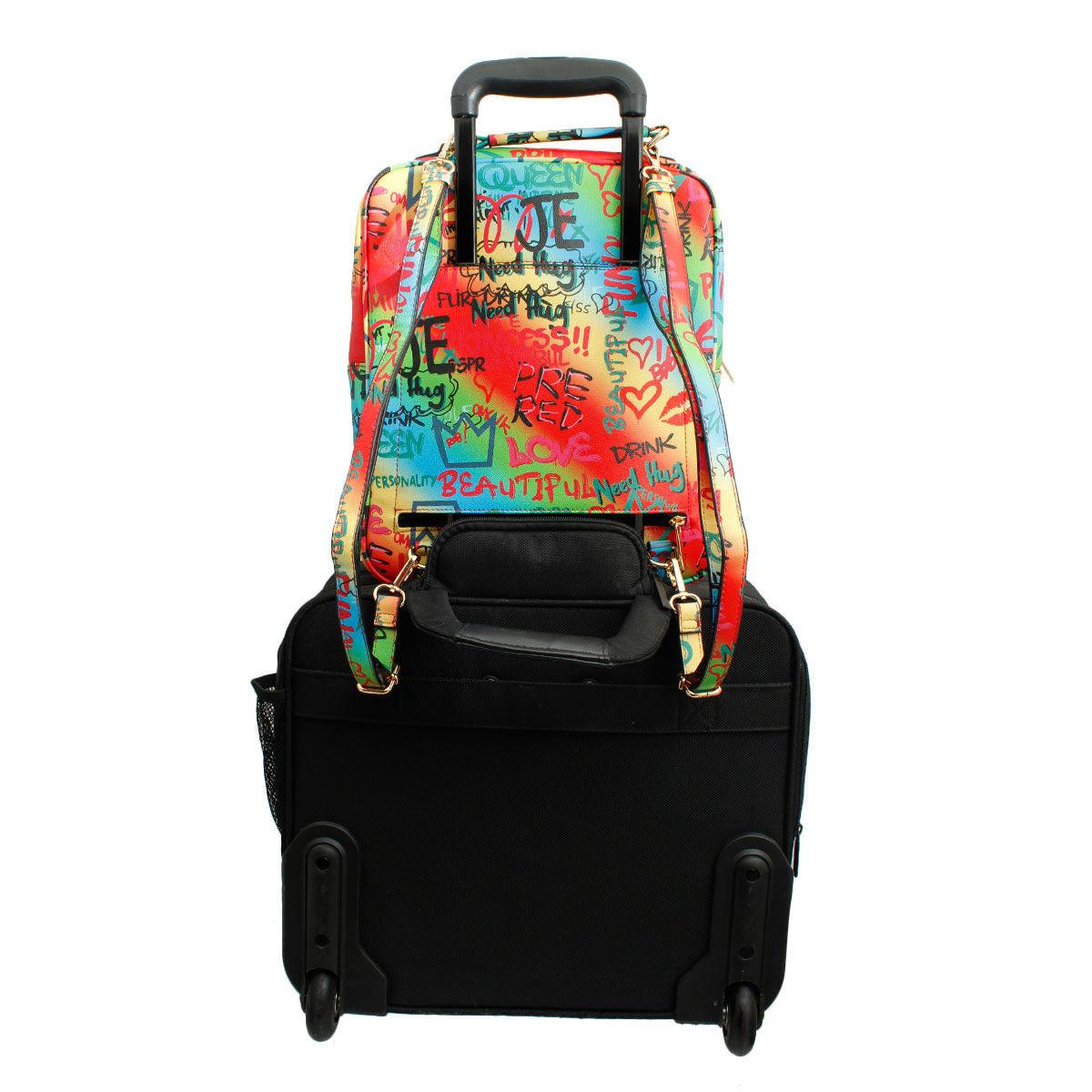 Multicolor Backpack Trolley Sleeve Convenience