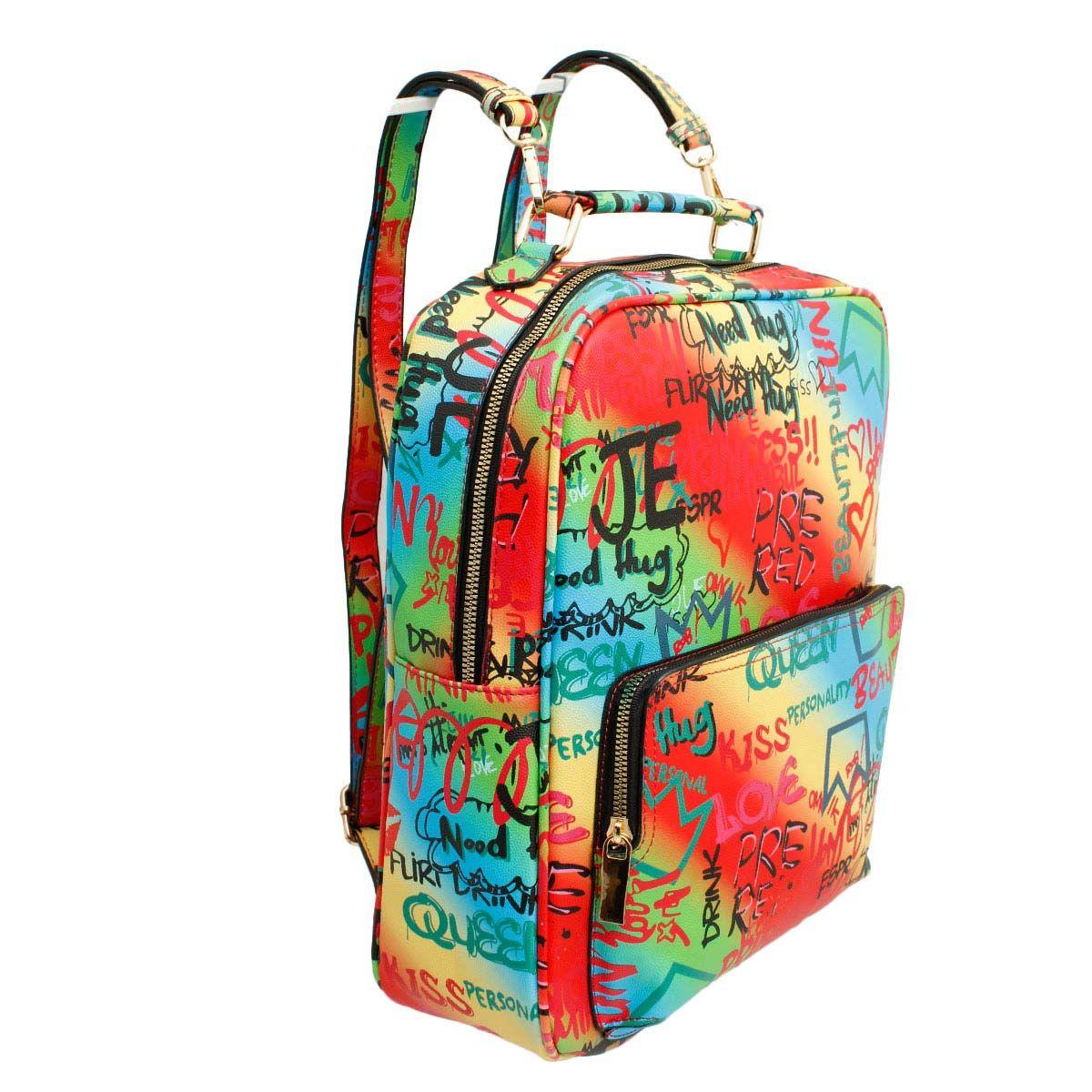 Multicolor Backpack Trolley Sleeve Convenience