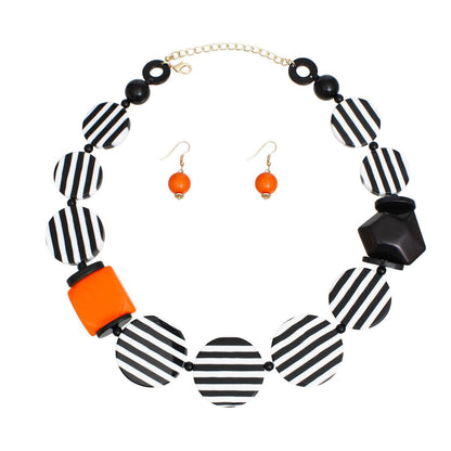 Orange Muse Necklace Set: Beloved Fashionistas’ Favorite Jewelry