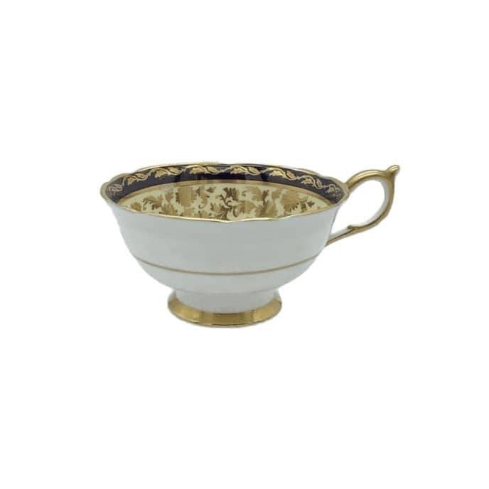 Paragon Fine China, Vintage Tea Cup & Saucer Set, Scrollwork & flowers