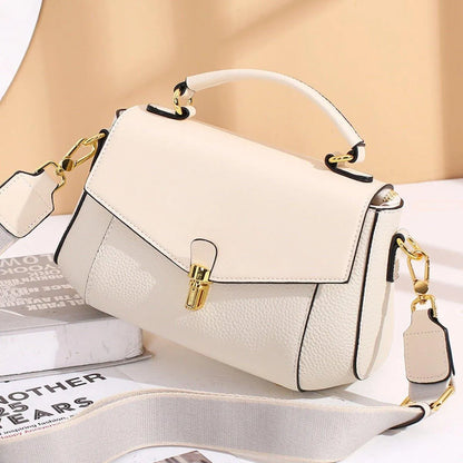 Patchwork Shoulder Bag Zipper Handbag