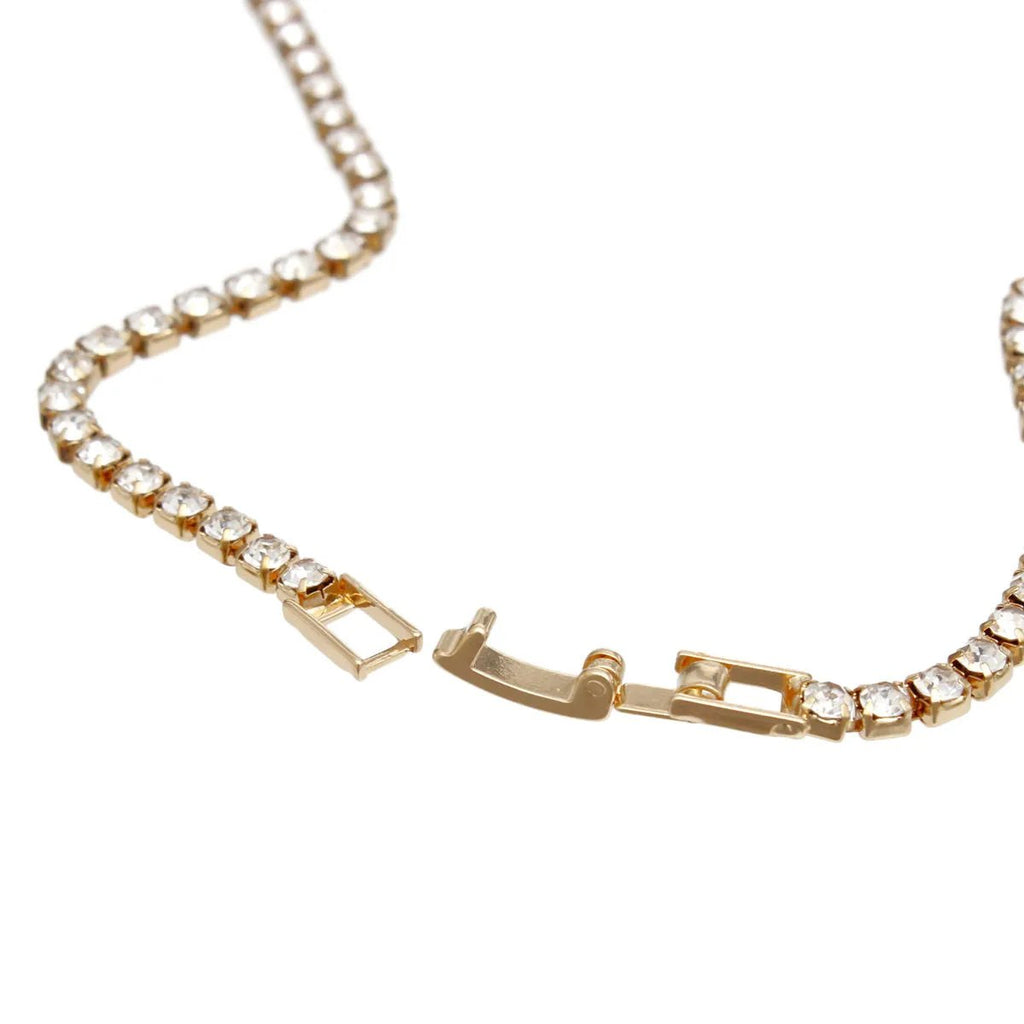 Elegant Green Teardrop Y Necklace Fashion Jewelry Set with Matching Stud Earrings