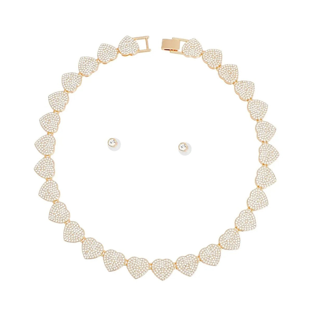 Radiant Heart Chain Necklace - Premium Collection