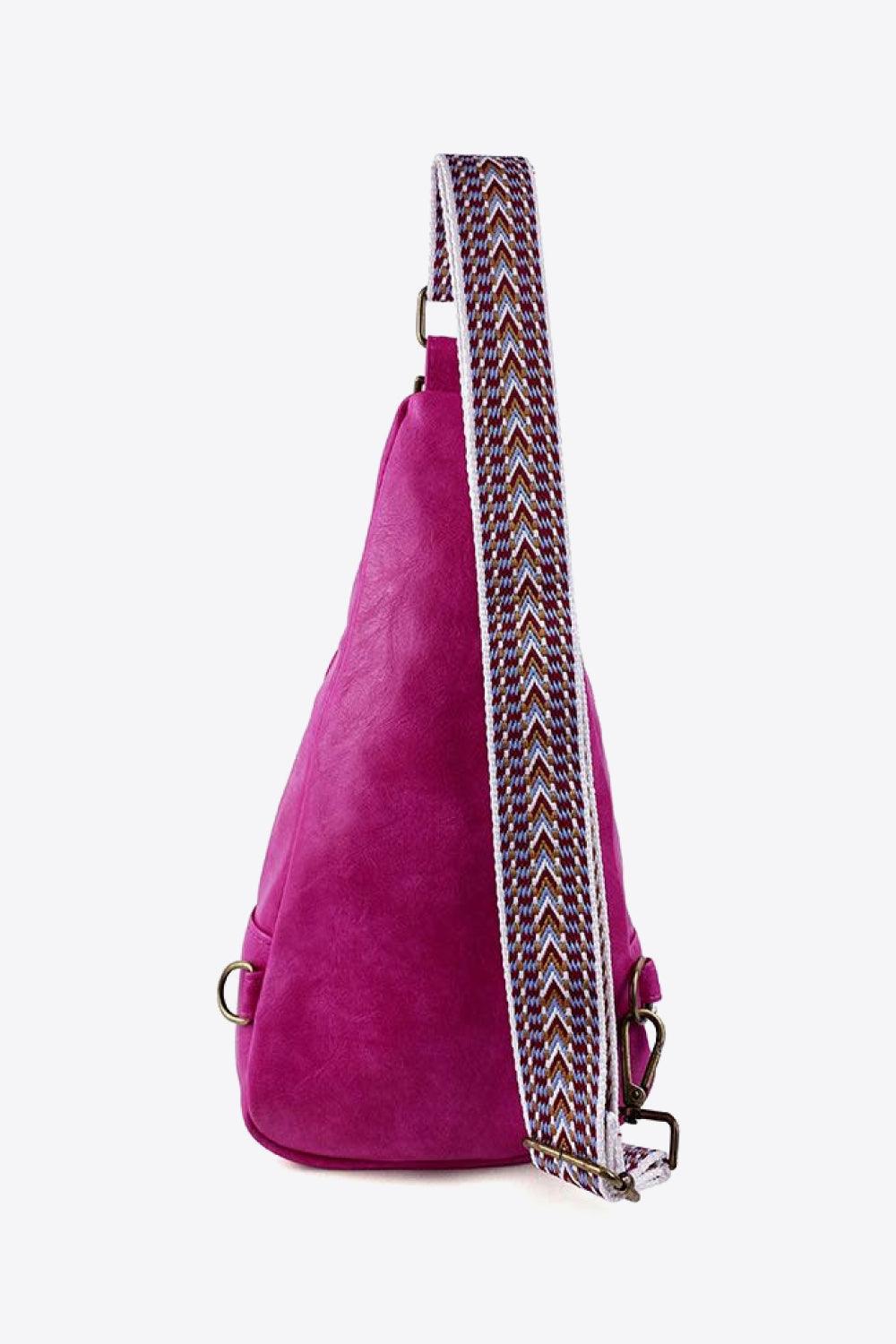 PU Leather Sling Bag - Stylish & Compact Design - Shop Now!