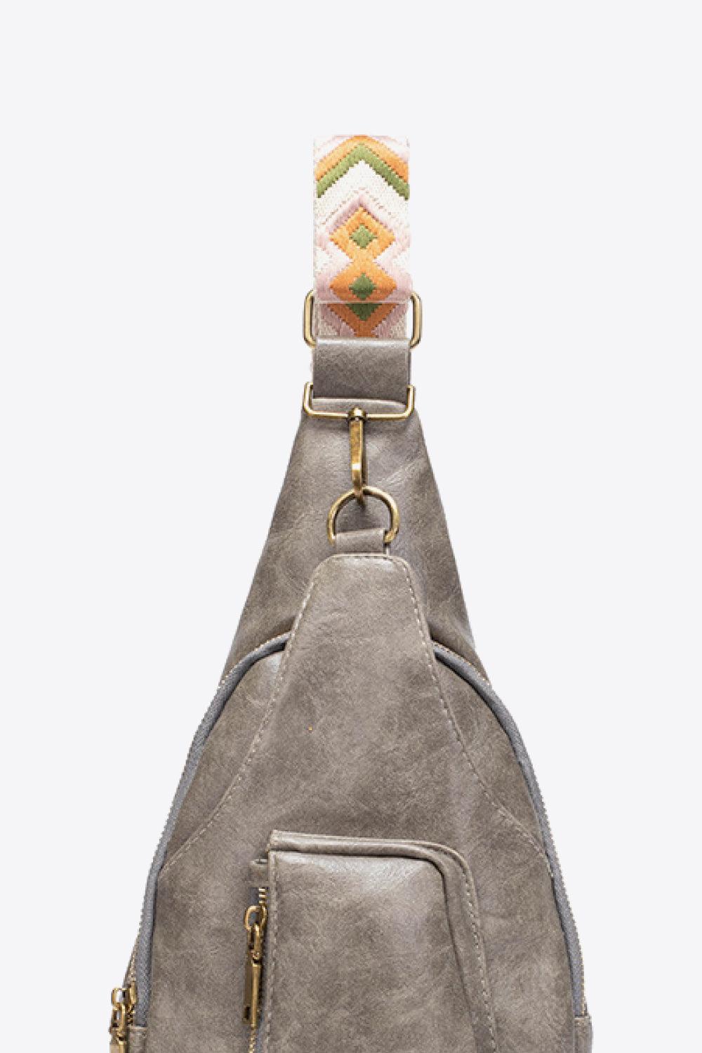 PU Leather Sling Bag - Stylish & Compact Design - Shop Now!
