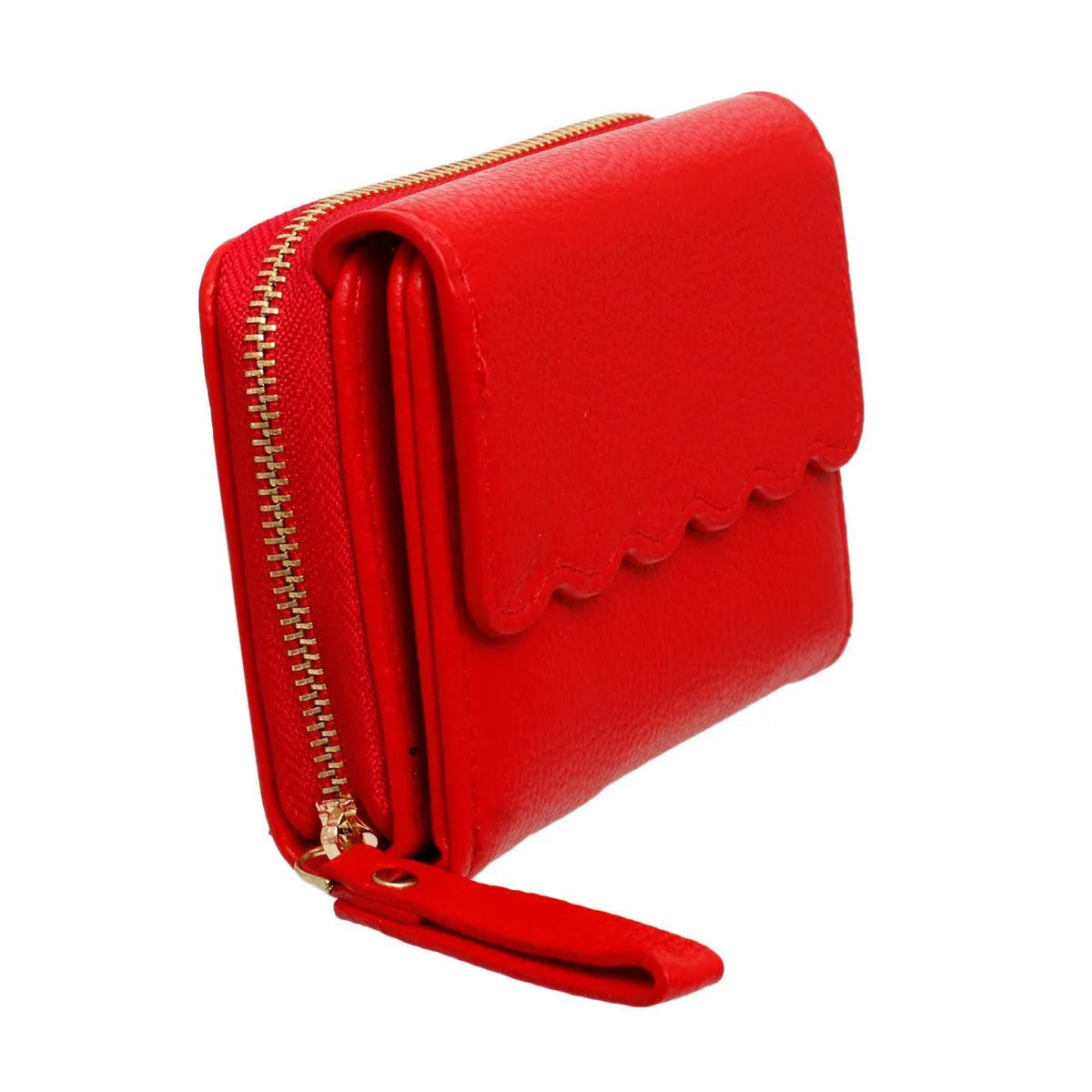 Red Faux Leather Wallet for Women: Perfect Everyday Essential