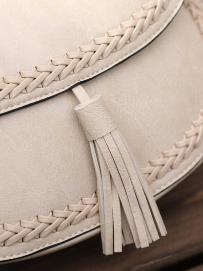 Retro Style Tassel Saddle Bag