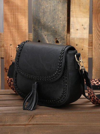 Retro Style Tassel Saddle Bag