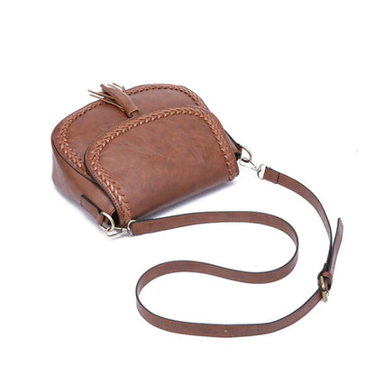 Retro Style Tassel Saddle Bag