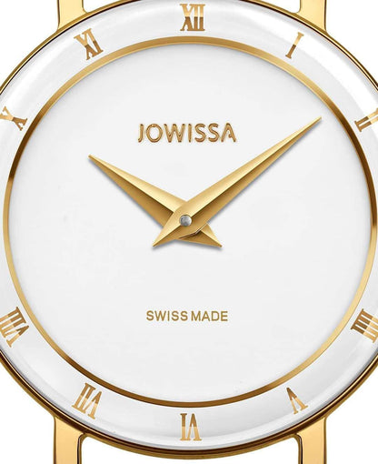 Roma Swiss Ladies Watch Gold White Finish J2.276.S