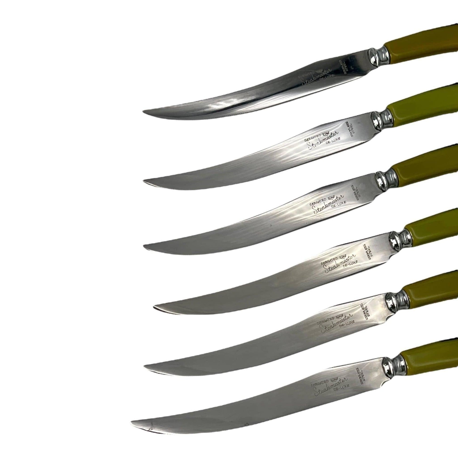 Set of Six Vintage Bakelite Knives
