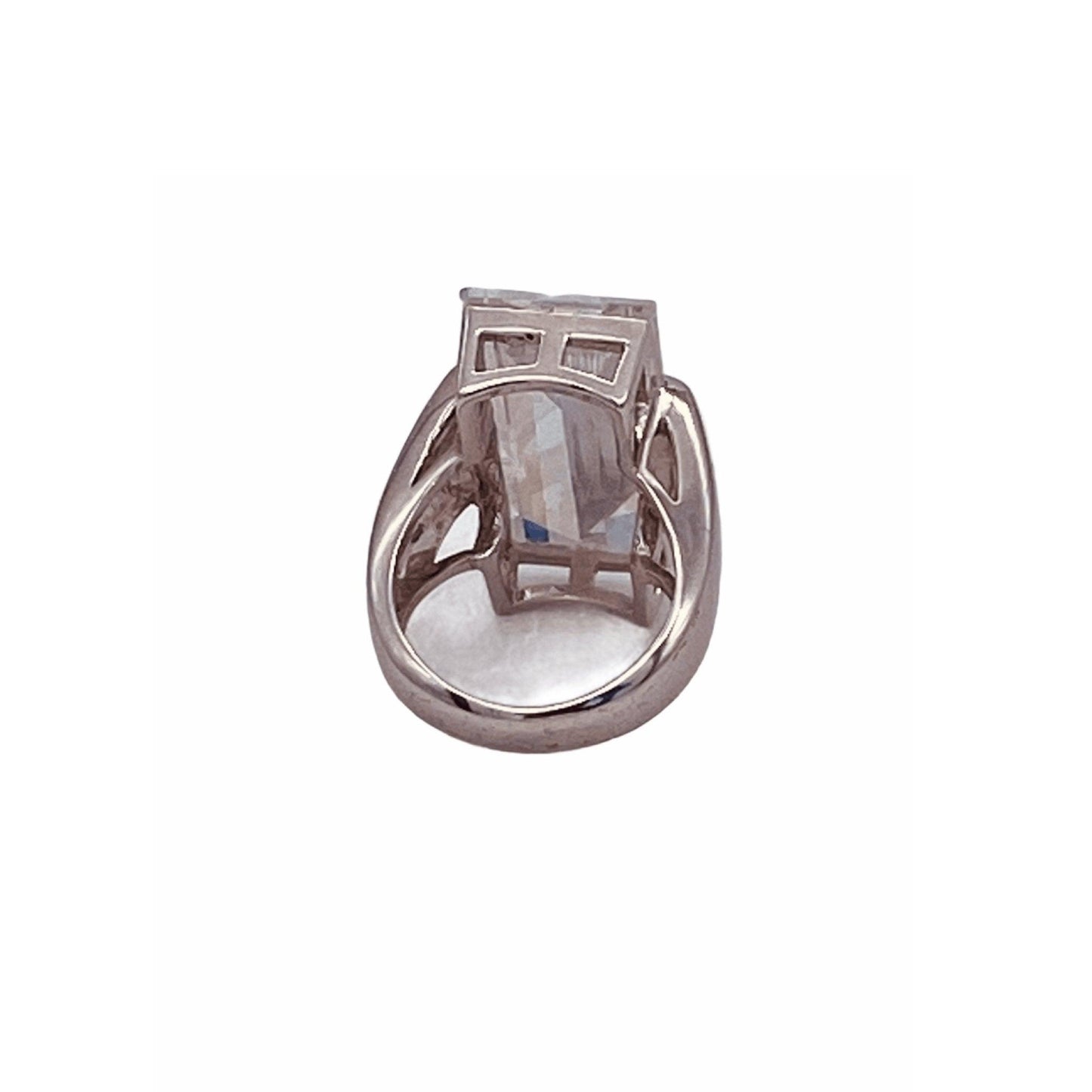 Shop Clear Cubic Zirconia Baguette Cut Fashion Ring