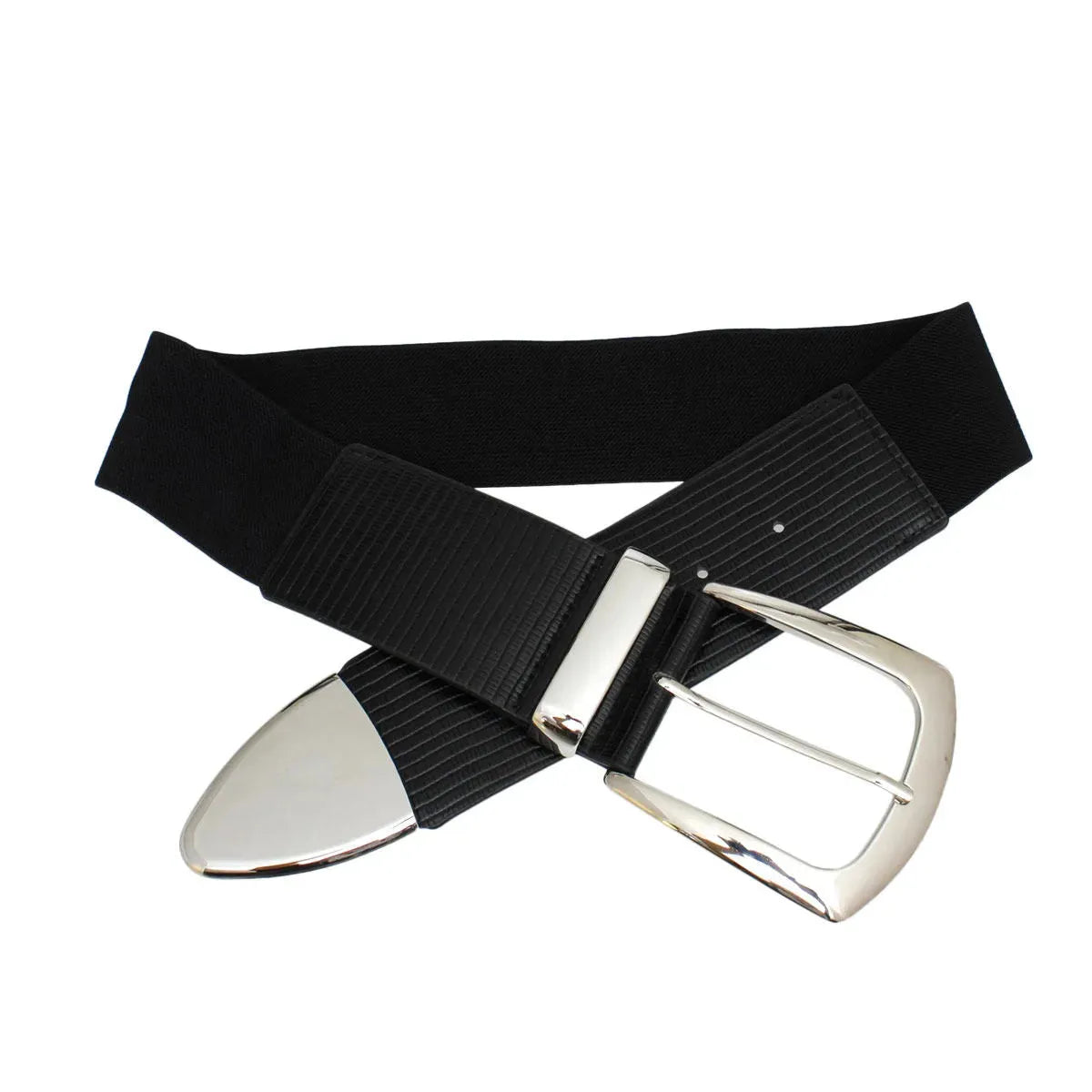 Silver Buckle Black Belt for Ladies - Your Top Pick Today