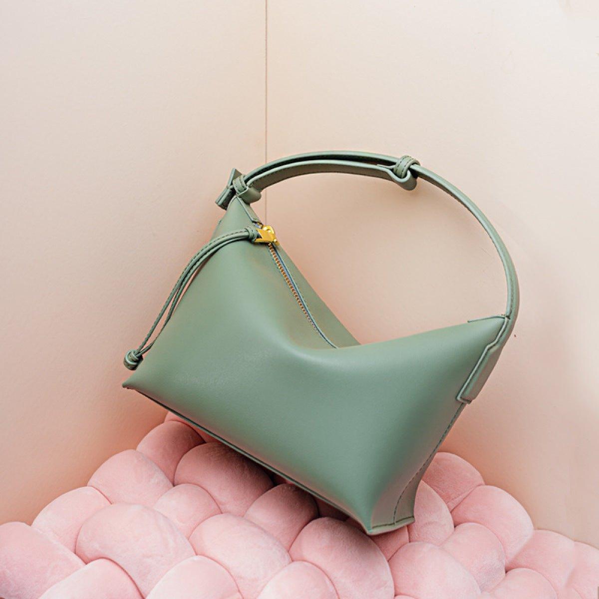 Simple Adjustable Strap Zipper Handbag
