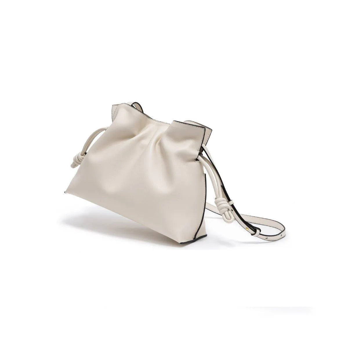 Simple Drawstring Folded Crossbody Bag