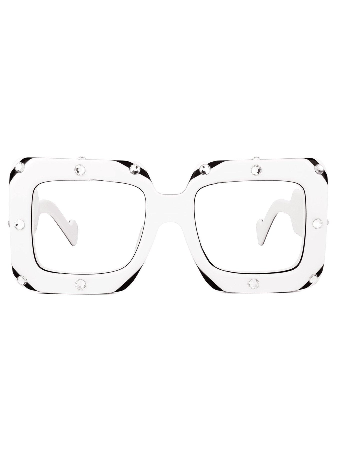 Square Eyewear Frame Perfectly Clear Style