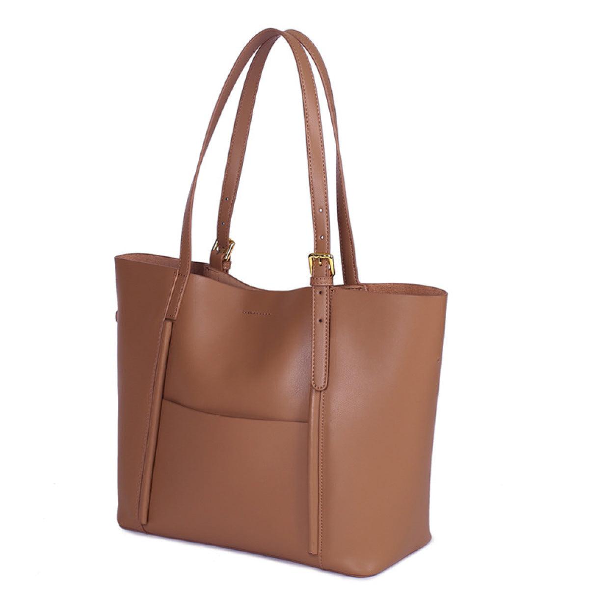 Stay Fashionable While Carrying Everything You Need With Our High Capacity Tote Shoulder Bag With Zipper
