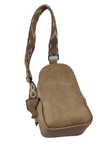 Stylish Adjustable PU Leather Sling Bag - Look Great On the Go!
