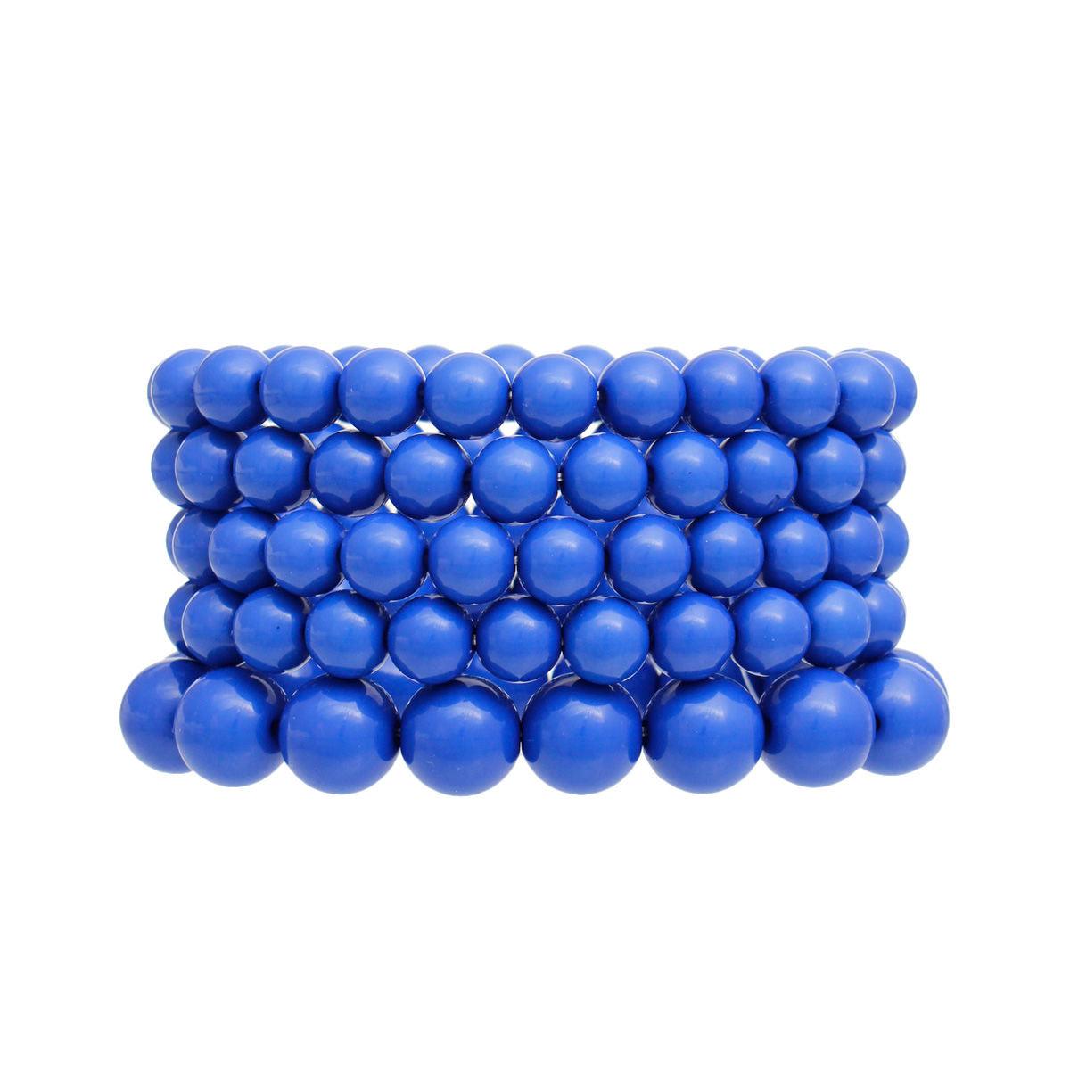 Stylish Matte Blue Bead Bracelets to Up Your Accessory Game