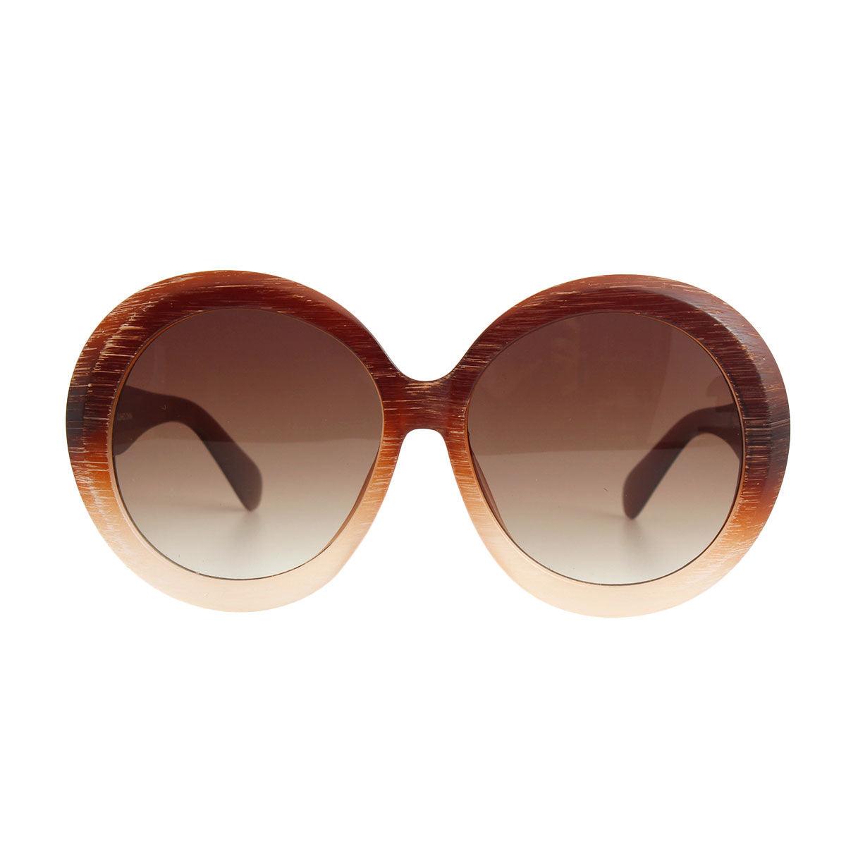 Sunglasses Women Candy Color Brown Plastic