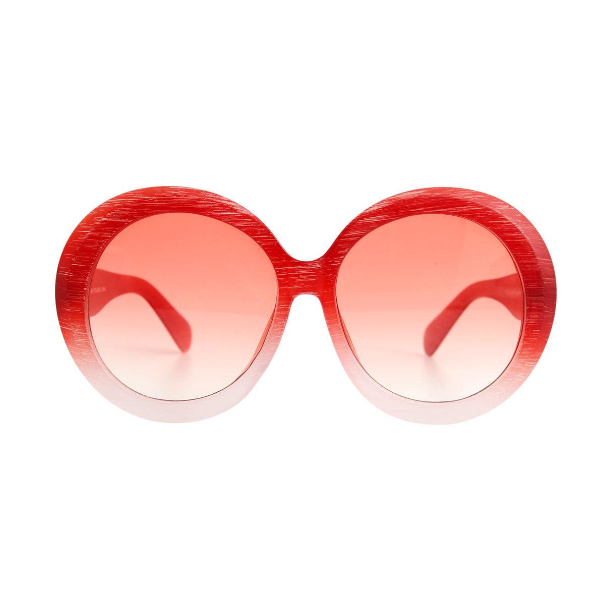Sunglasses Women Candy Color Red Plastic