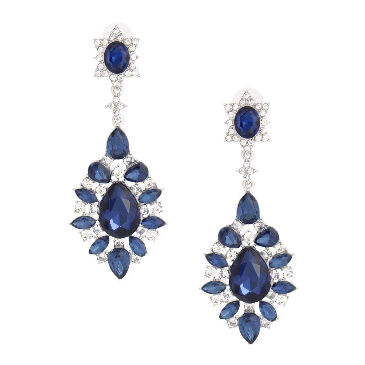 Teardrop Navy Earrings: Add Elegance & Style to Your Jewelry Collection