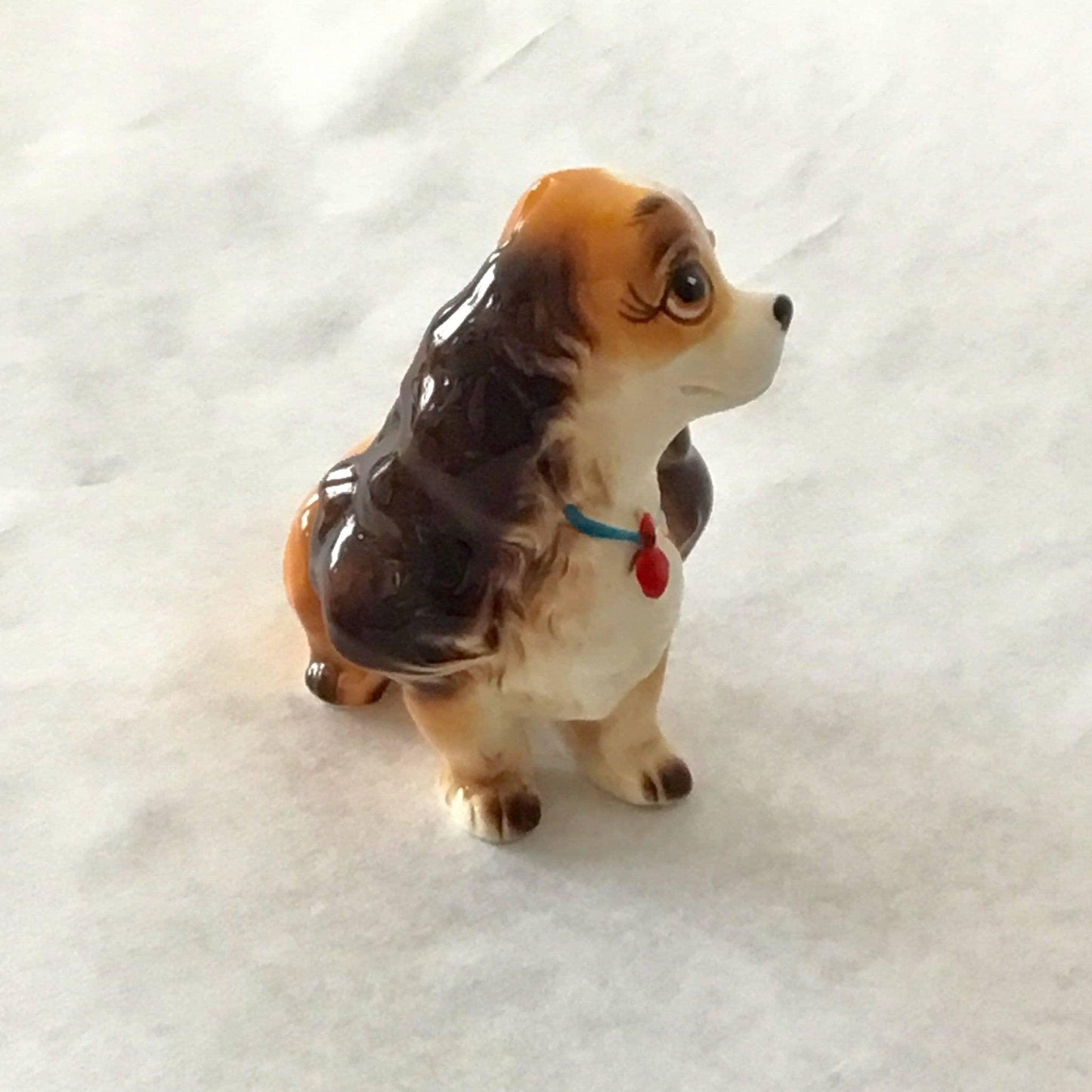 Vintage Collectible Disney Ceramic Lady Dog Figurine