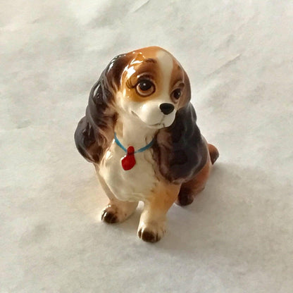 Vintage Collectible Disney Ceramic Lady Dog Figurine