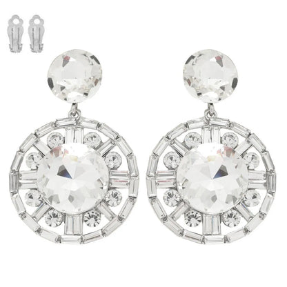 Elevate Any Outfit with Clear Circle Drop Earrings Jewelry Bubble