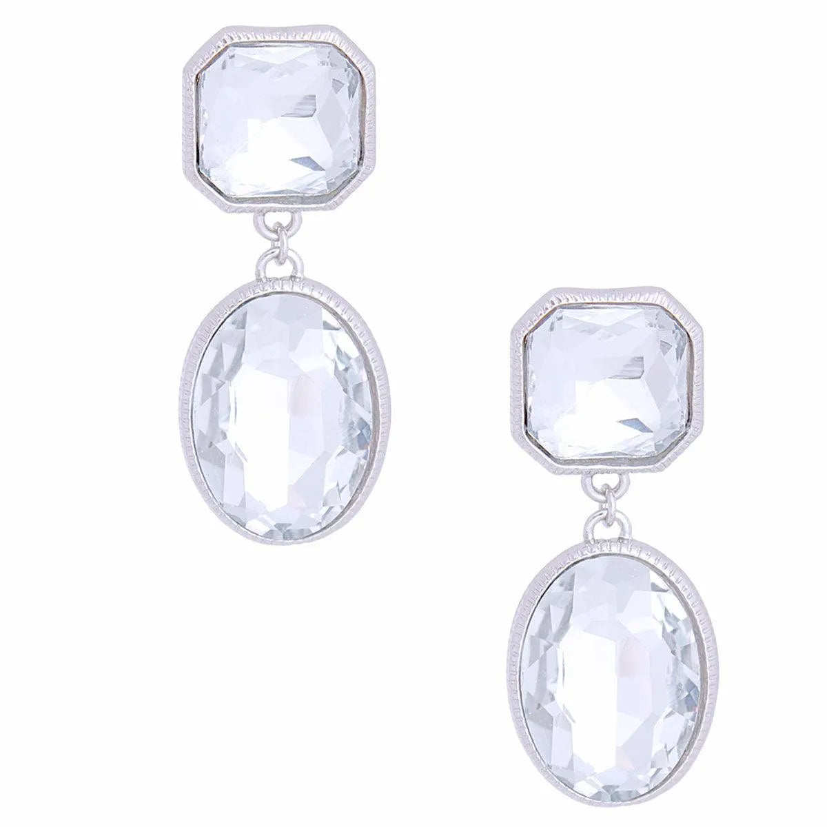 Elevate Your Style: Clear Drop Clip-On Earrings To Stand Out! Jewelry Bubble