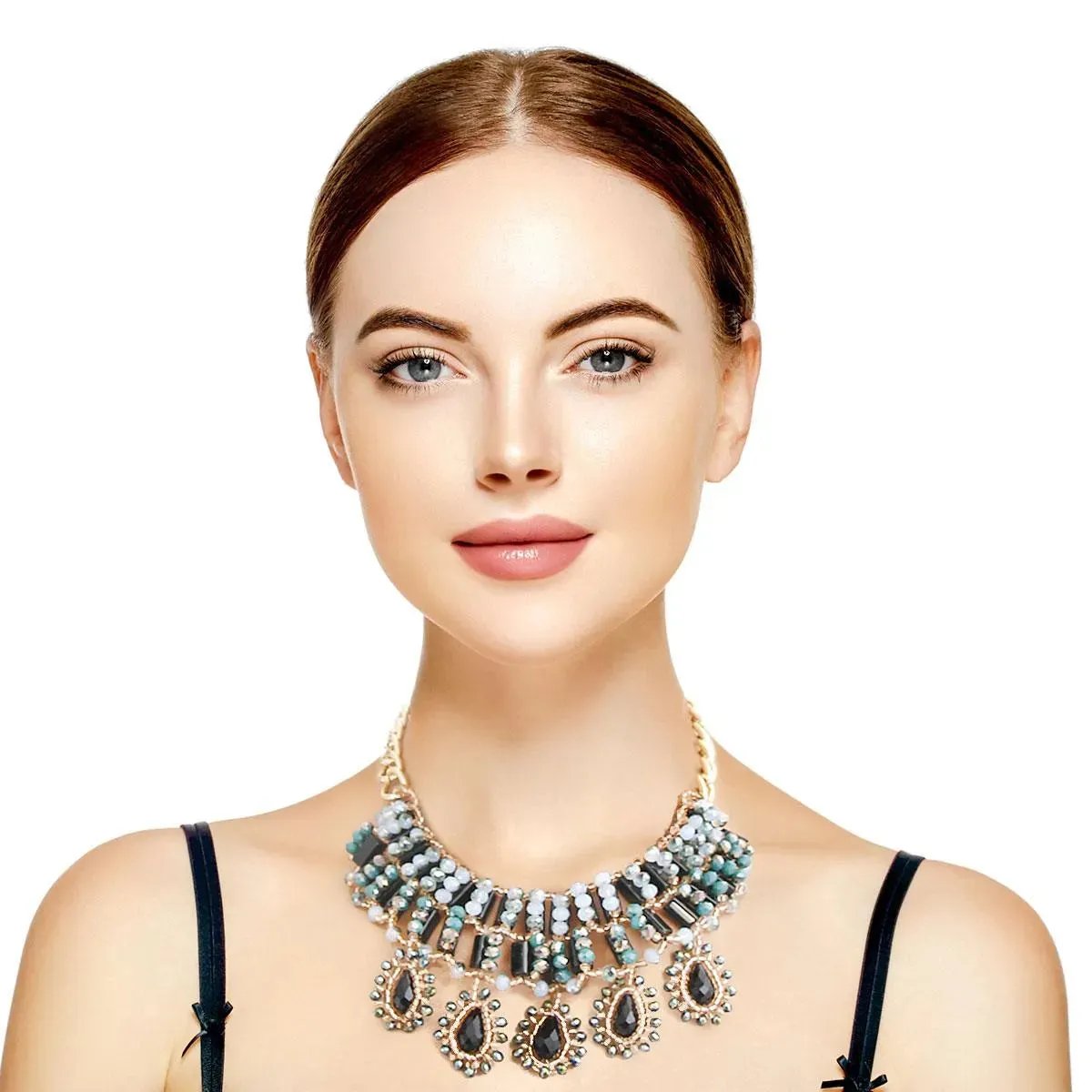 Fashion Jewelry Sets: Complete Your Look: Stunning Bead Collar Necklace Set